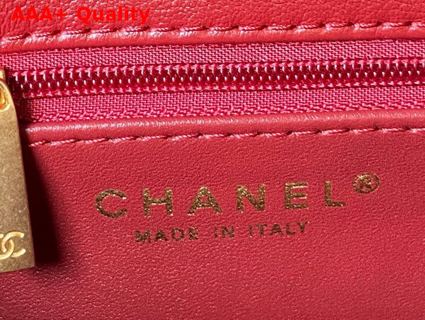 Chanel Small Flap Bag in Red Calfskin AS3994 Replica