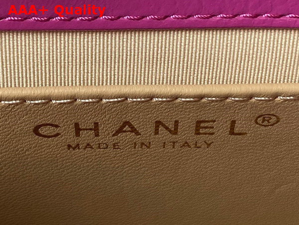 Chanel Small Hobo Handbag in Light Purple Shiny Crumpled Calfskin Gold Tone Metal AS4323 Replica