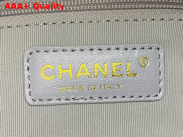 Chanel Small Messenger Bag in Light Blue Calfskin Replica