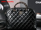 Chanel Small Shopping Bag in Black Lambskin AS3969 Replica