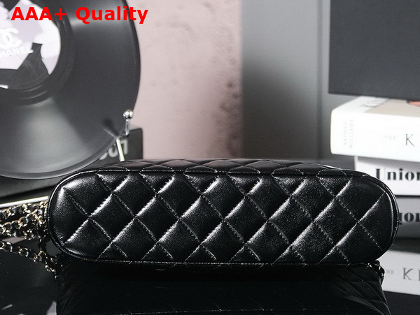 Chanel Small Shopping Bag in Black Lambskin AS3969 Replica