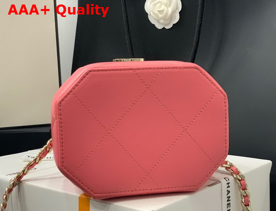 Chanel Small Vanity Case Lambskin Gold Metal Pink AS2630 Replica