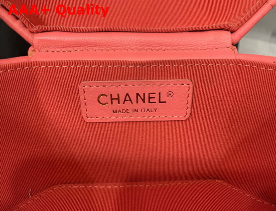 Chanel Small Vanity Case Lambskin Gold Metal Pink AS2630 Replica