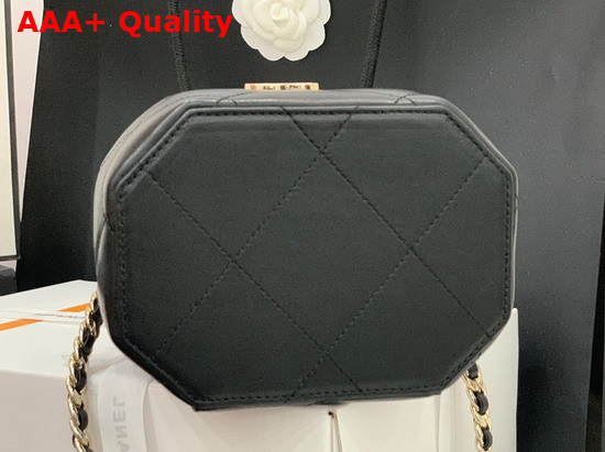 Chanel Small Vanity Case Lambskin and Gold Metal Black AS2630 Replica