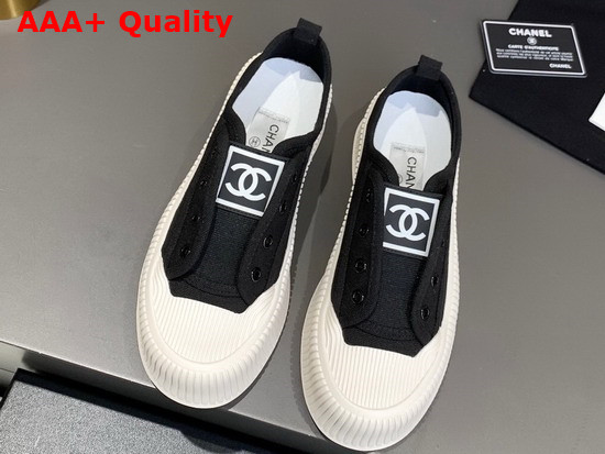 Chanel Sneaker Black Canvas Replica