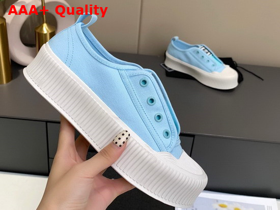 Chanel Sneaker Light Blue Canvas Replica