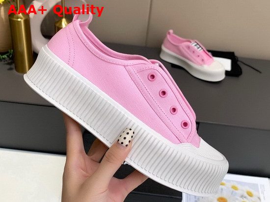 Chanel Sneaker Pink Canvas Replica