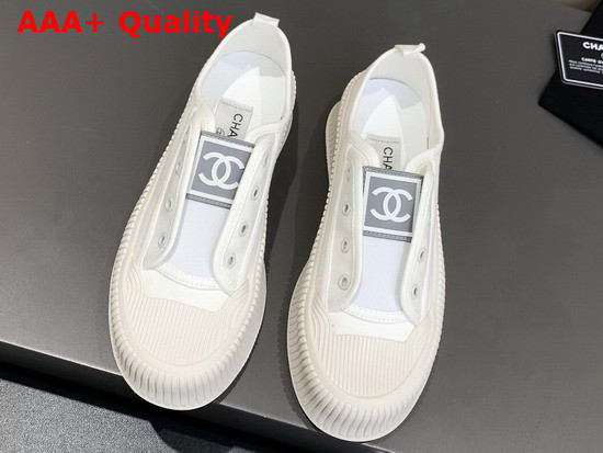 Chanel Sneaker White Canvas Replica