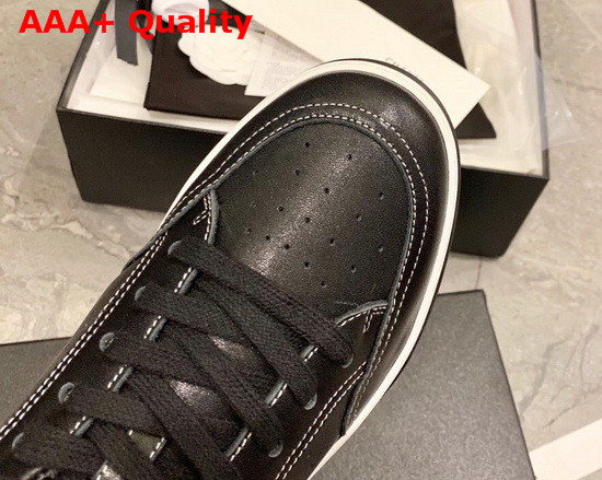 Chanel Sneaker in Black Perforated Leather Replica