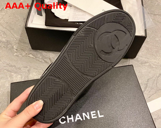 Chanel Sneaker in Black Perforated Leather Replica