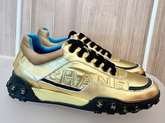 Chanel Sneaker in Gold Metallic Lambskin G34086