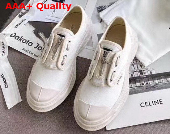 Chanel Sneaker in White Canvas Replica