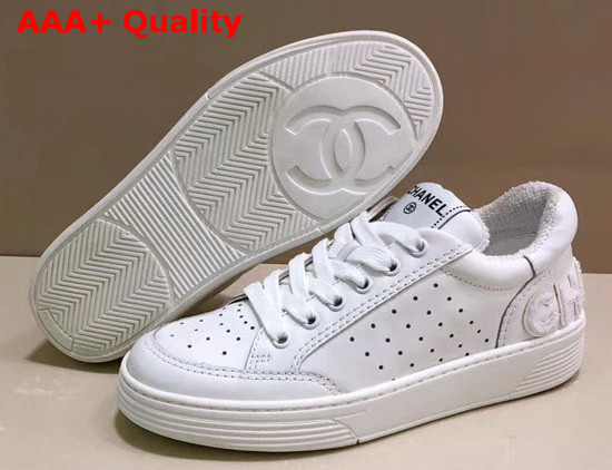 Chanel Sneakers Calfskin White G35934 Replica