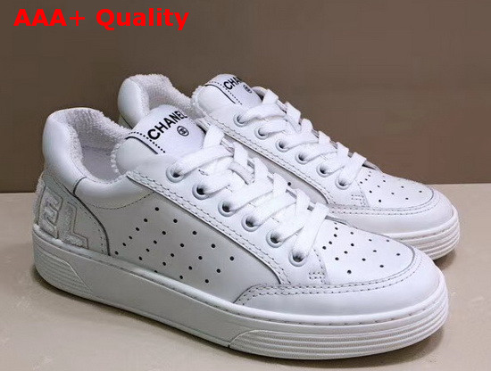 Chanel Sneakers Calfskin White G35934 Replica