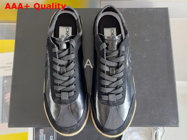 Chanel Sneakers Calfskin and Suede Calfskin Black G45996 Replica