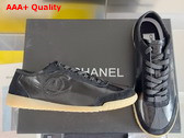 Chanel Sneakers Calfskin and Suede Calfskin Black G45996 Replica