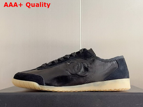 Chanel Sneakers Calfskin and Suede Calfskin Black G45996 Replica