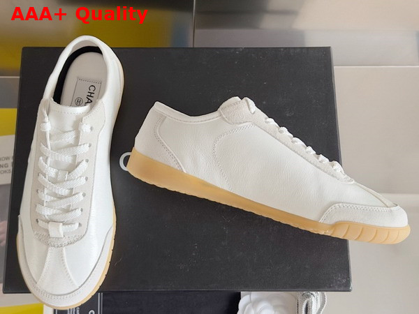 Chanel Sneakers Calfskin and Suede Calfskin White G45996 Replica