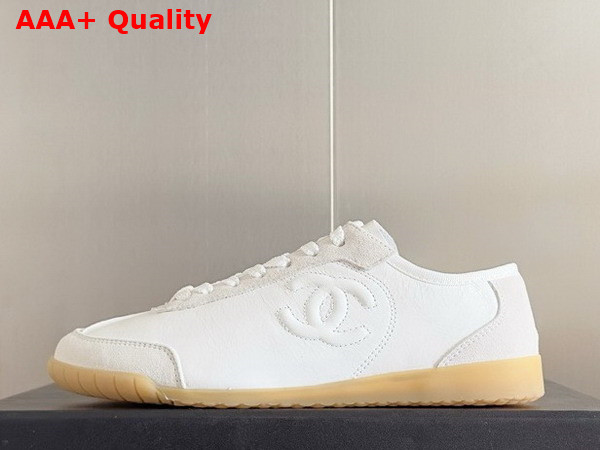 Chanel Sneakers Calfskin and Suede Calfskin White G45996 Replica