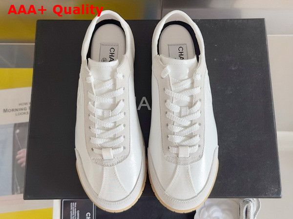 Chanel Sneakers Calfskin and Suede Calfskin White G45996 Replica