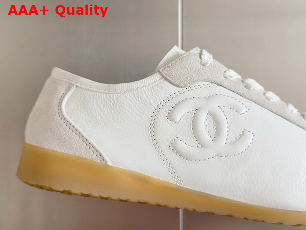 Chanel Sneakers Calfskin and Suede Calfskin White G45996 Replica