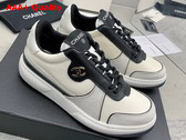 Chanel Sneakers Lambskin and Suede Calfskin Gray and Black G45212 Replica