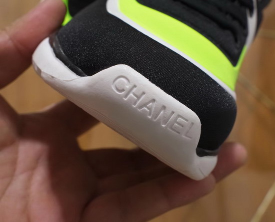 Chanel Sneakers Lycra Black and Yellow G34765