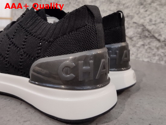 Chanel Sneakers Mixed Fibers Black G35549 Replica