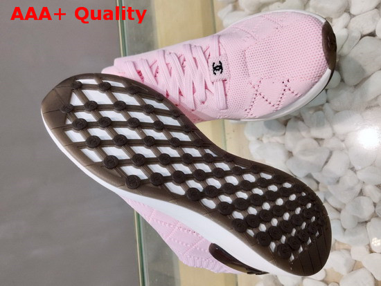 Chanel Sneakers Mixed Fibers Pink G35549 Replica