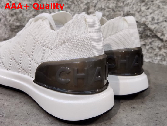 Chanel Sneakers Mixed Fibers White G35549 Replica