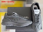 Chanel Sneakers in Black Calfskin G46252 Replica