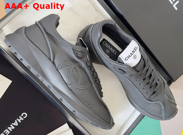 Chanel Sneakers in Black Calfskin G46252 Replica