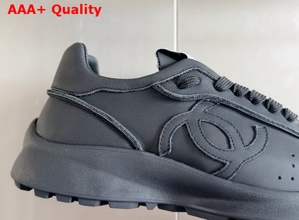 Chanel Sneakers in Black Calfskin G46252 Replica