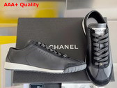 Chanel Sneakers in Black Calfskin and Suede Calfskin G45714 Replica