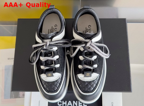 Chanel Sneakers in Black Suede Leather Replica