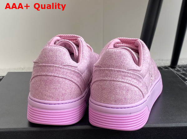 Chanel Sneakers in Light Purple Wool and Mixed Fibers G46011 Replica