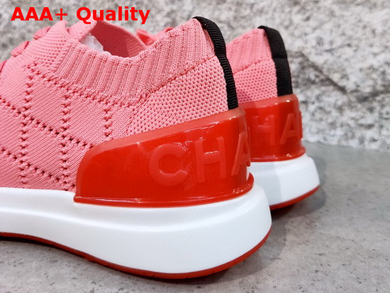 Chanel Sneakers in Pink Mixed Fibers G35549 Replica