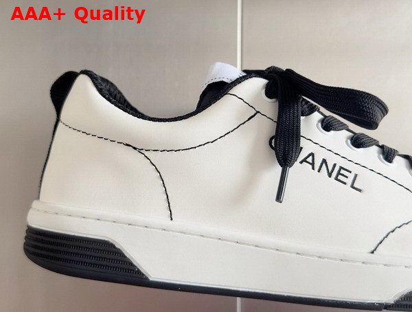 Chanel Sneakers in White Calfskin G46076 Replica