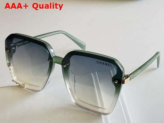 Chanel Square Frame Acetate Sunglasses in Brown Replica