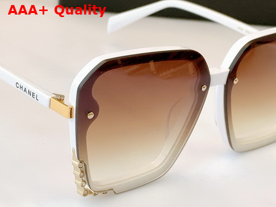 Chanel Square Frame Acetate Sunglasses in Brown Replica