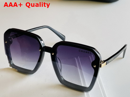 Chanel Square Frame Acetate Sunglasses in Brown Replica