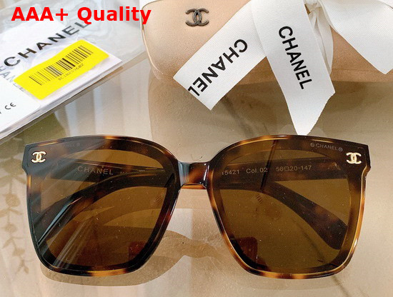 Chanel Square Frame Sunglasses in Pink Replica