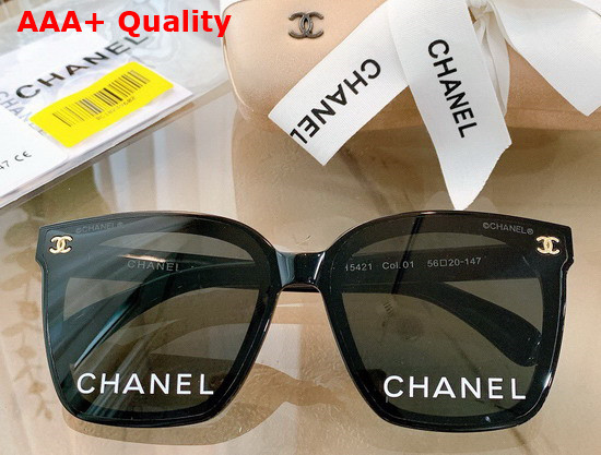 Chanel Square Frame Sunglasses in Pink Replica