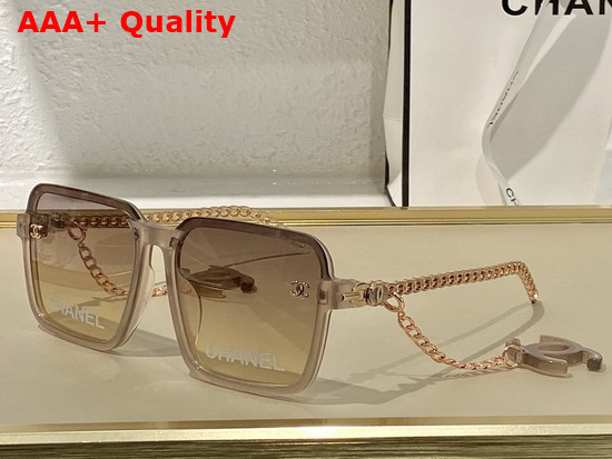 Chanel Square Sunglasses with CC Charms Replica