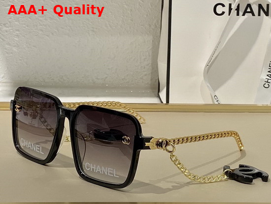 Chanel Square Sunglasses with CC Charms Replica