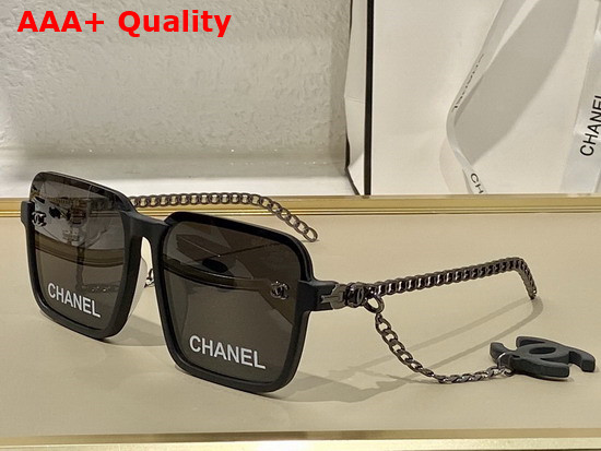 Chanel Square Sunglasses with CC Charms Replica