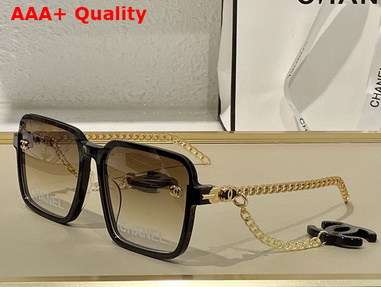 Chanel Square Sunglasses with CC Charms Replica