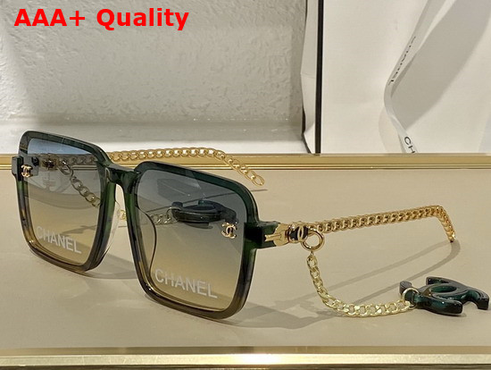 Chanel Square Sunglasses with CC Charms Replica