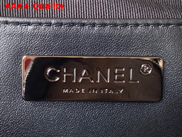 Chanel Star Handbag Black Lambskin and Gun Metal AS4579 Replica