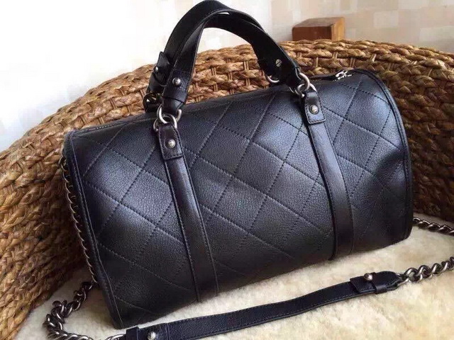 Chanel Travel Holdalls Black Calfskin for Sale